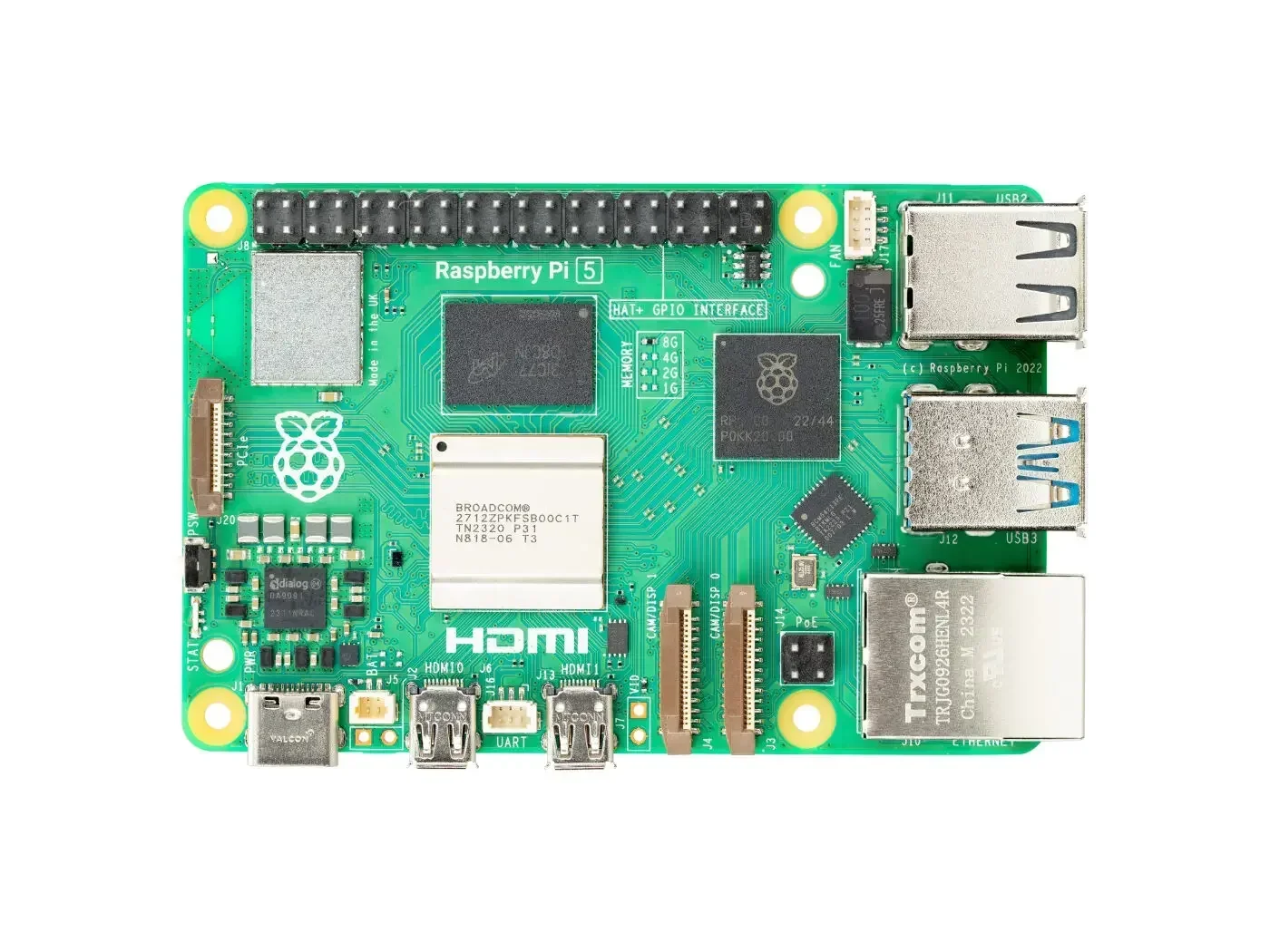 Imagem -04 - Raspberry pi 2gb 4gb 8gb Cortex-a76 Linux Python Pcie Gigabit Ethernet Usb 3.0