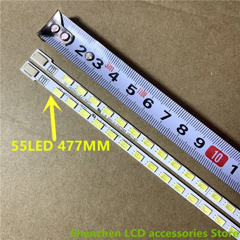  Led 42-inch LCD light bar  V420H2-LE2-TREF2/ TLEF2 Article lamp 1piece=55LED 477MM