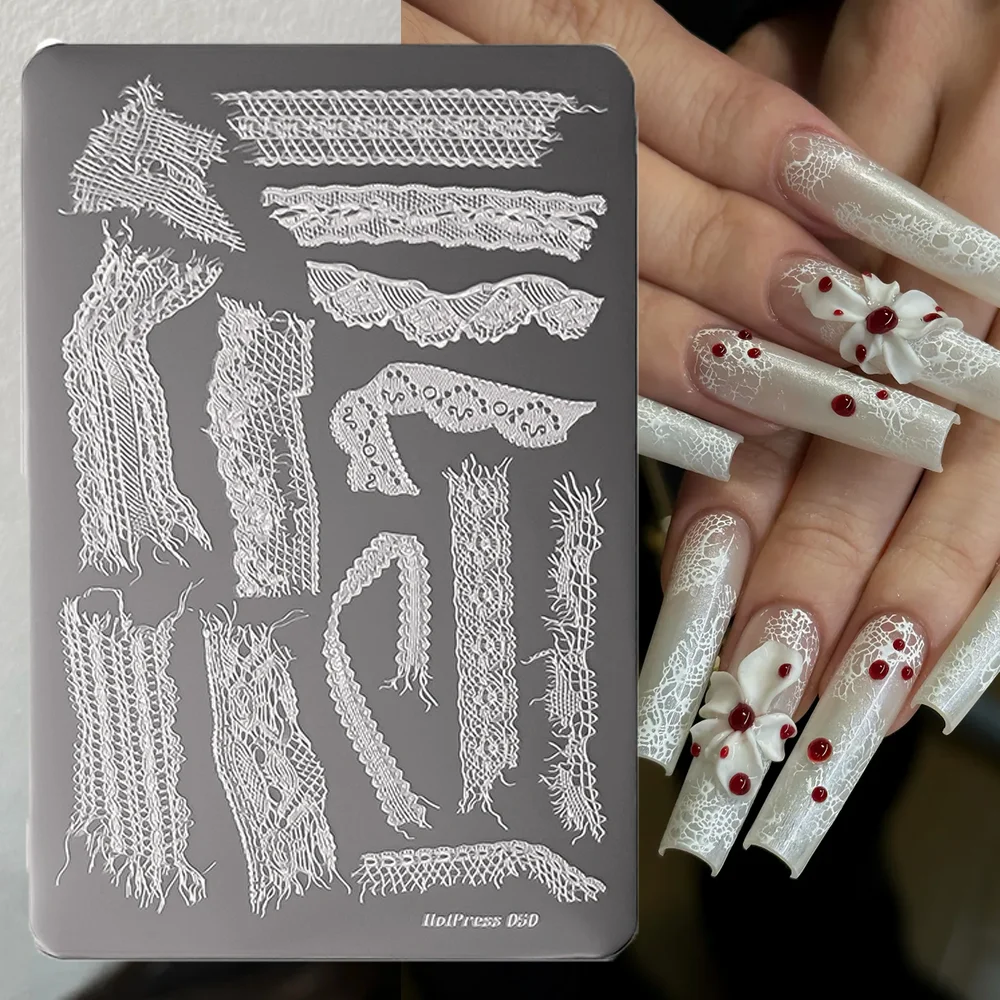 1 Stück Leopardenmuster Nagelstempelplatte Wildtier Zebramuster Nagelschablone Edelstahl Maniküre-Druckschablone 14,5x9,5cm – Detail 15