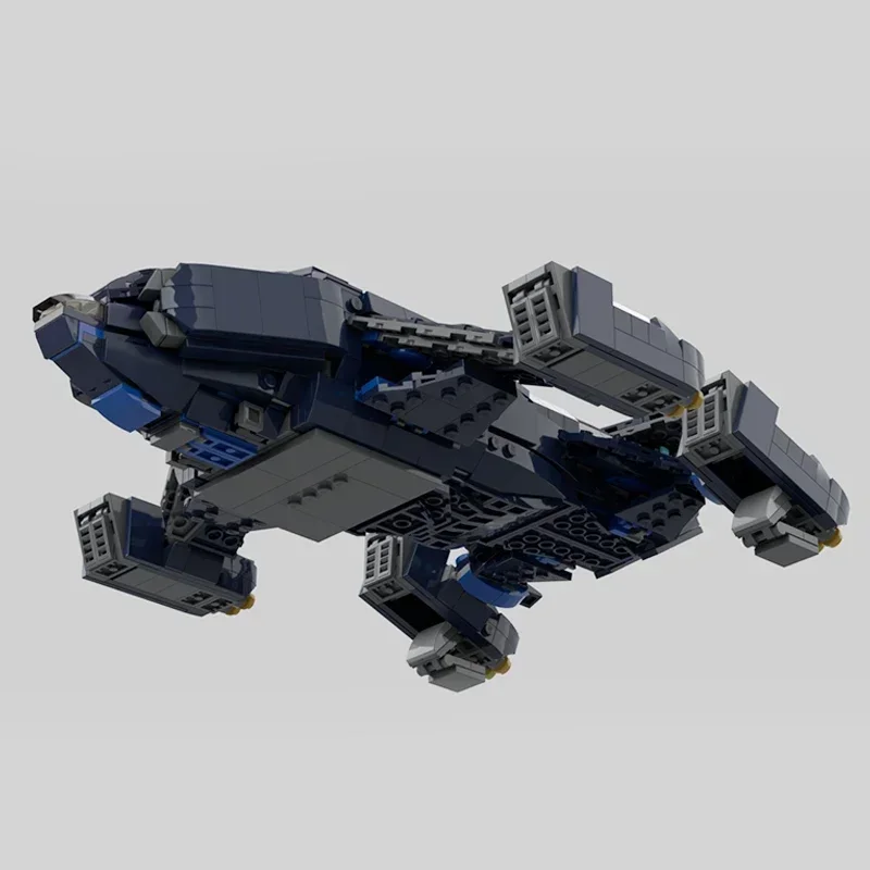 Modelo de nave espacial grande, ladrillo de construcción Moc, tecnología de Alianza peligrosa de élite, bloques modulares, regalo, juguete de Navidad, conjuntos DIY de montaje