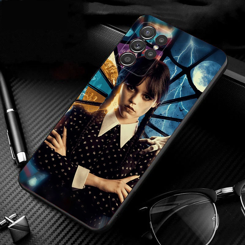 Phone Case for Samsung S24 S23 S22 S21 S20 Plus S24 S23 S22 S21 S20 Ultra S21 S20 FE Wednesday TV