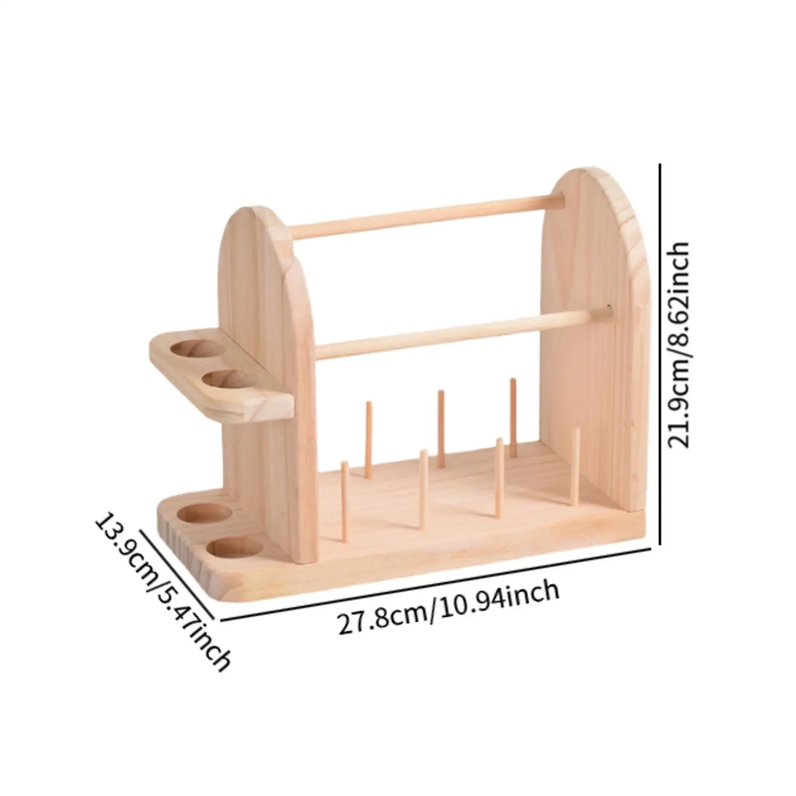 Portafilo portatile Forniture per cucire Supporto per riporre filati da maglia facile da montare per uso domestico Uncinetto per maglieria fai da te Donna Uomo