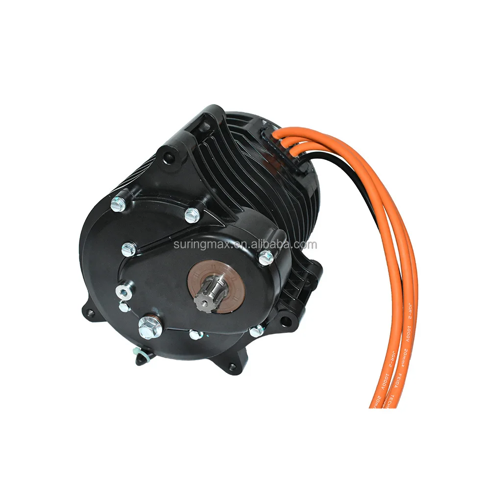 

Electric Motorcycle Conversion Inner Rotor 72v 3000w 70H V3 Qs 138 Electric Motor Mid Drive Central Motor