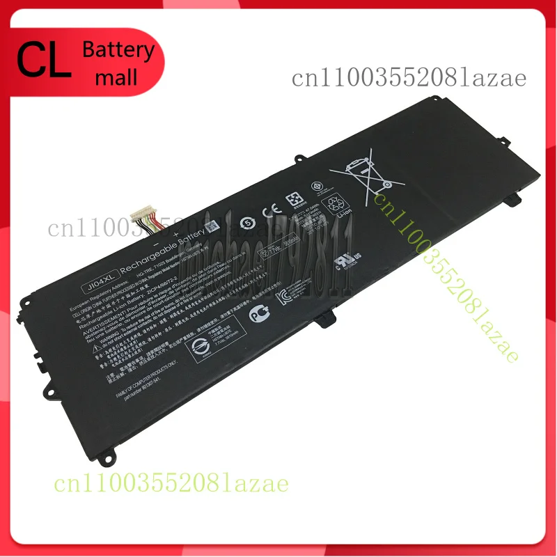 

Оригинальный аккумулятор JI04XL для HP Elite X2 1012 G2 HSTNN-UB7E 901247-855 901307-541