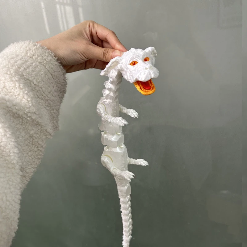 3D プリントドラゴン回転可能な関節ドラゴン関節可動性シミュレーションモデルオフィスデスクトップ装飾家の装飾おもちゃギフト
