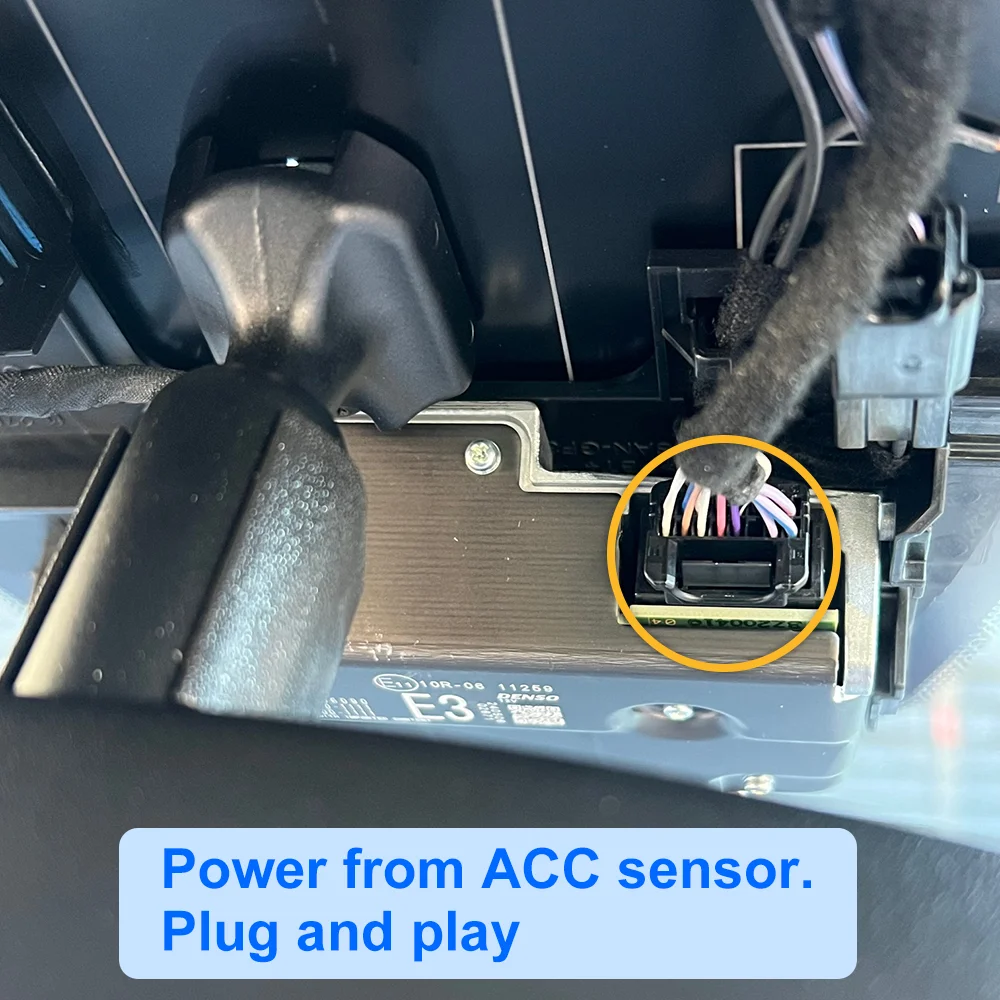 FITCAMX 4K +1080P デュアルカメラ トヨタ 4Runner 2020-2026 / bZ4X 2022-2025用、内蔵WIFI搭載ドライブレコーダー タンドラ セコイア 2017-2025用