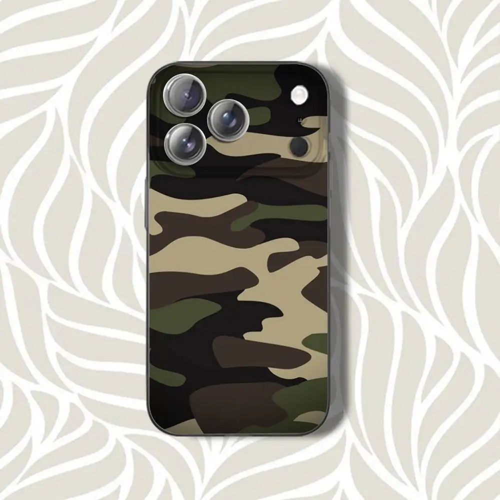 Fashion A-CamouflageS COOL Frosted Handyhülle für iPhone 17,12,11,14,13,15,16,Plus,Air,Pro,Max,E,Mini für MagSafe Magnetic Grey