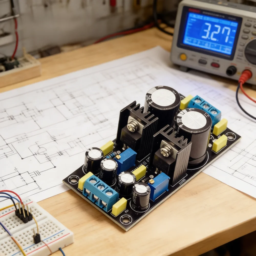 DC Linear Adjustable Power Sup - Diy Electronics Lab recension och pris