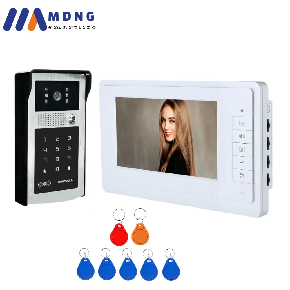 Wired Video Intercom Doorbell System with Camera 7