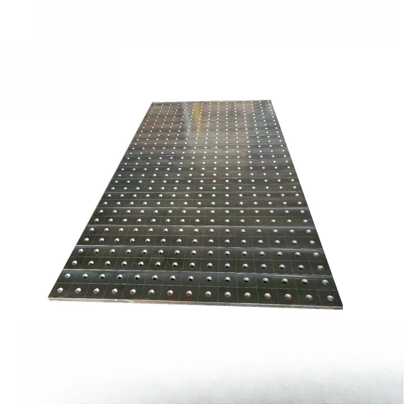 Cast iron two-dimensional flexible welding platform, porous positioning plate riveting welding table