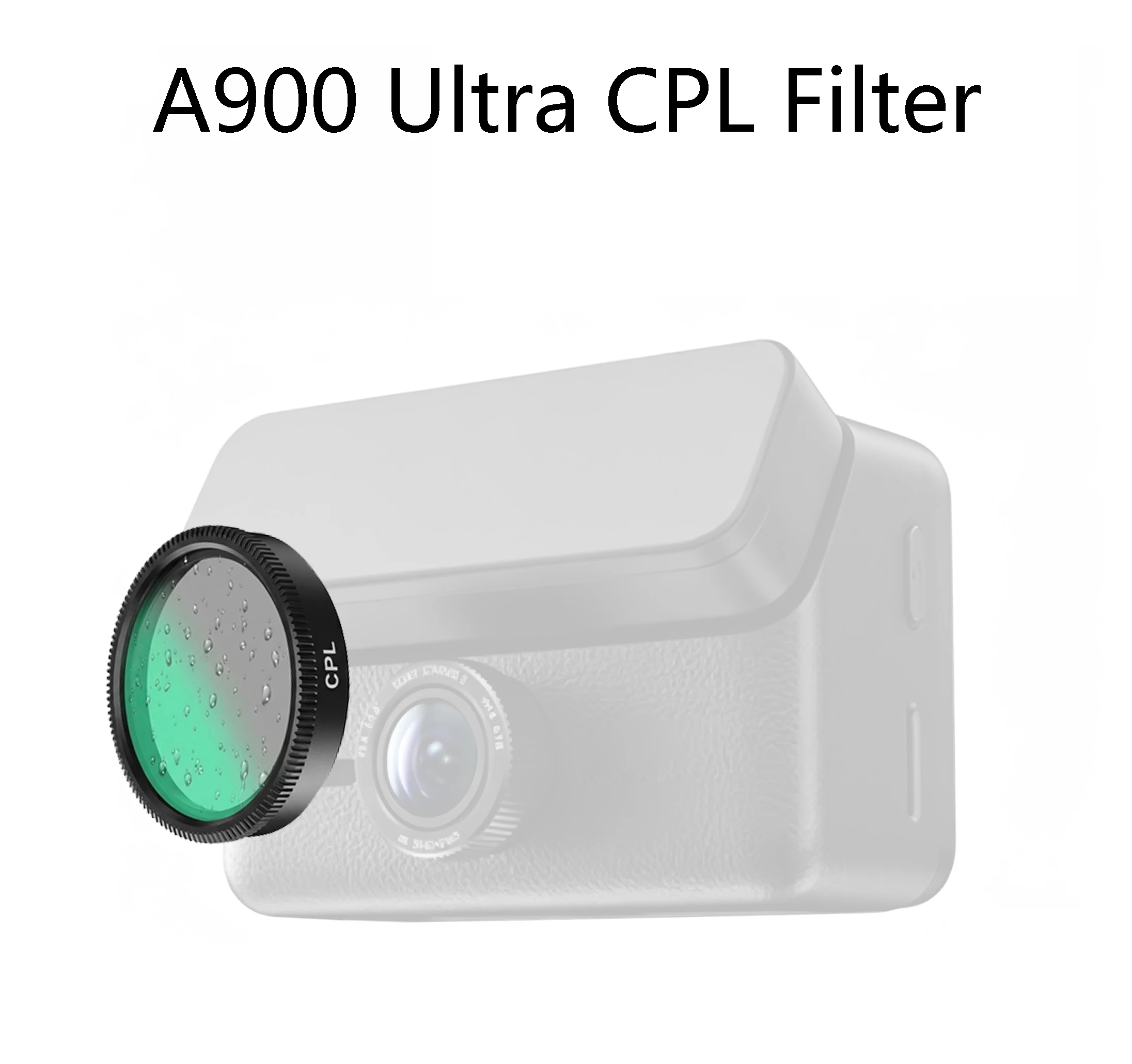 For 70mai A900 Ultra CPL Filter CPL Filter HD Lens Dust Protection Anti Glare For 70mai Rear RC43S CPL Filter