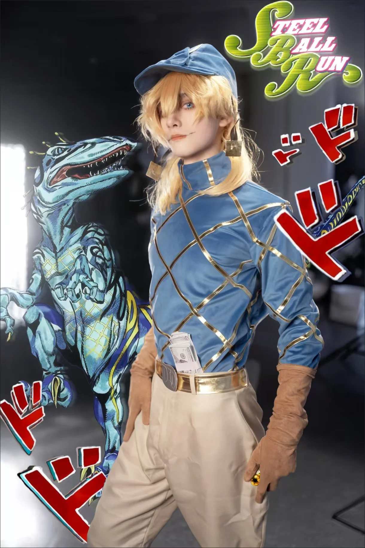 

Cosplay costume Bizarre Adventure anime outfit suitable for Halloween and Christmas