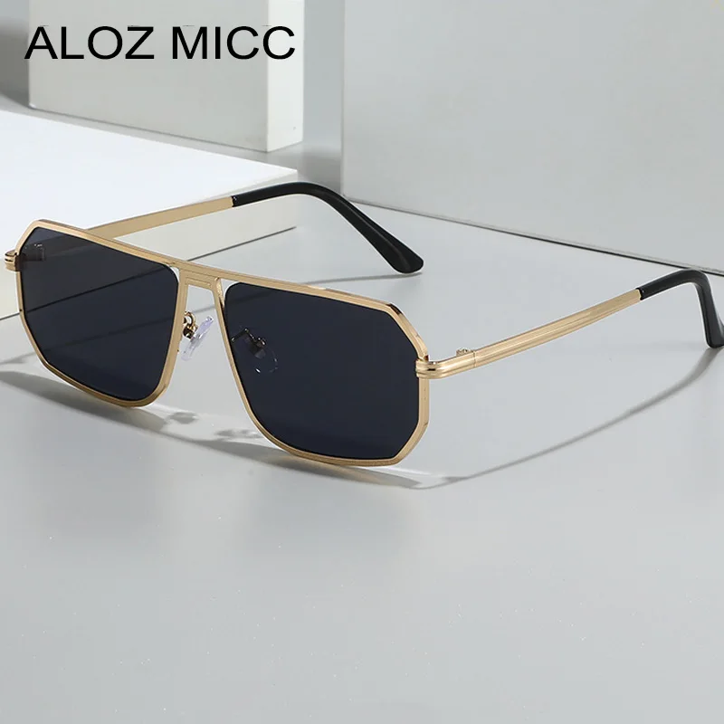 

Vintage Metal Square Men Sunglasses 2024 Luxury Brand Designer Sun Glasses Female Punk Eyewear Goggle UV400 Oculos De Sol
