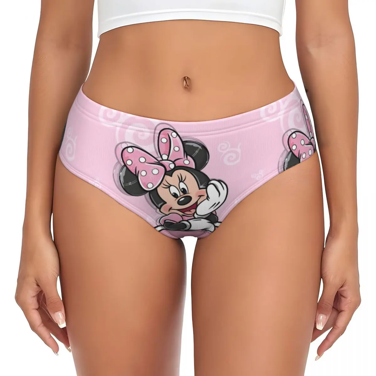 Женские трусики Custom Minnie Rosa: комфортное эластичное нижнее белье