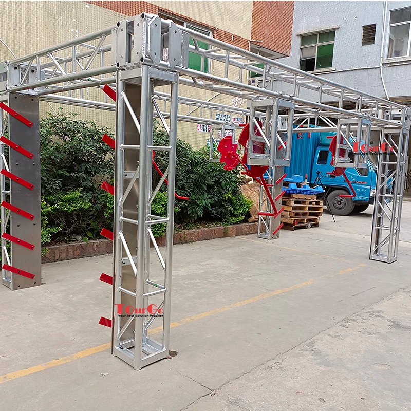 Programa de TV American Ninja Warrior Indoor Outdoor Gym Training Playground Park Equipamento Manivela de obstáculo It up Ninja Warrior para venda