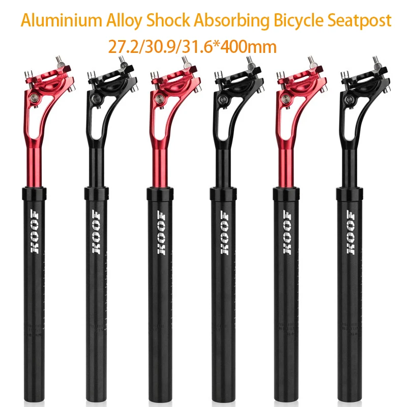 

MTB Shock Absorbing Bicycle Seatpost 27.2/30.9/31.6mm Bike Seat Tube 400mm Aluminium Alloy Bicycle Accessories