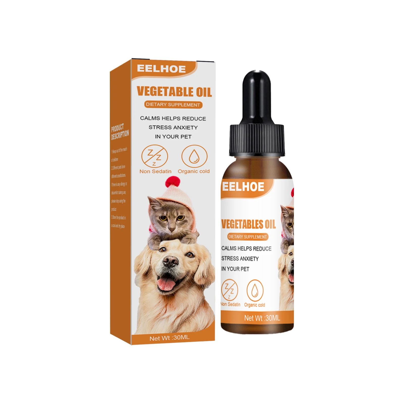 

Yegbong Sesame Seed Oil Physique Enhancement Essence Pet Cat And Dog Diet Care