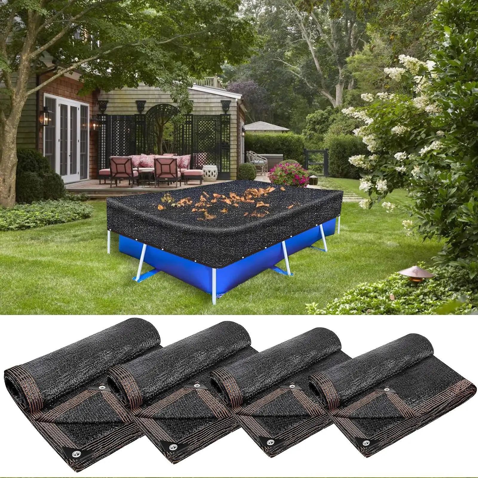 

Leaf Netting Pool Leaf Screen Cover For Inground AndAbove Ground Rectangle Pools Fine Mesh Pool Screen Cover Pond Net To Cover