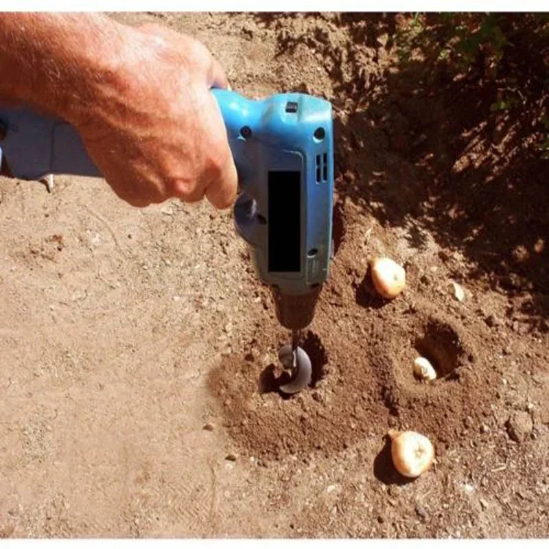 Hand Drill Charge Electric Drill Ground Bit Irrigating Planting Auger Drill Bit Digs Hole For Bulb Plant Garden