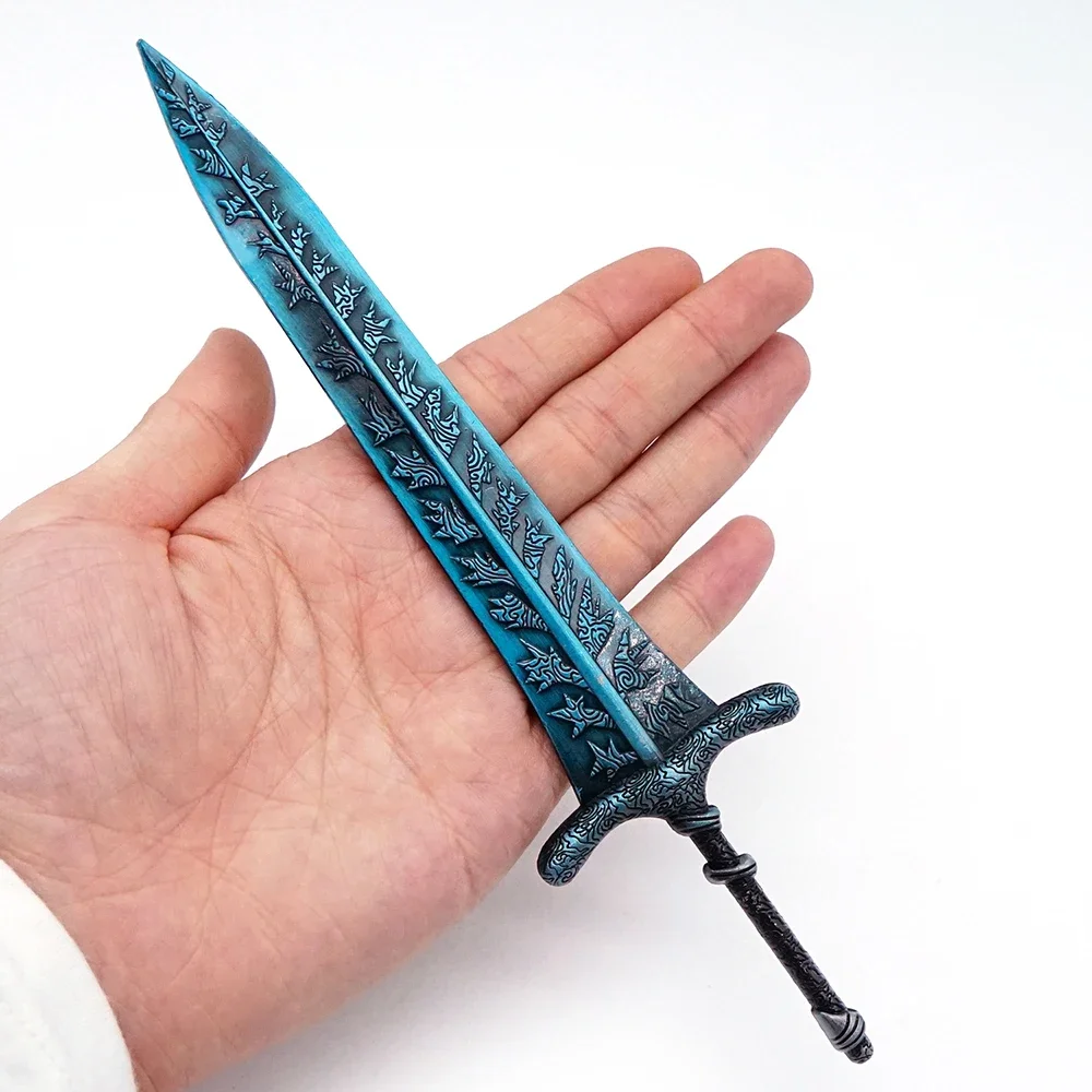 20cm Dark Moon Greatword Elden ER Game Peripherals Ranni Hand of Malenia Rivers of Blood Maliketh Black Blade Model Key Ring Toy