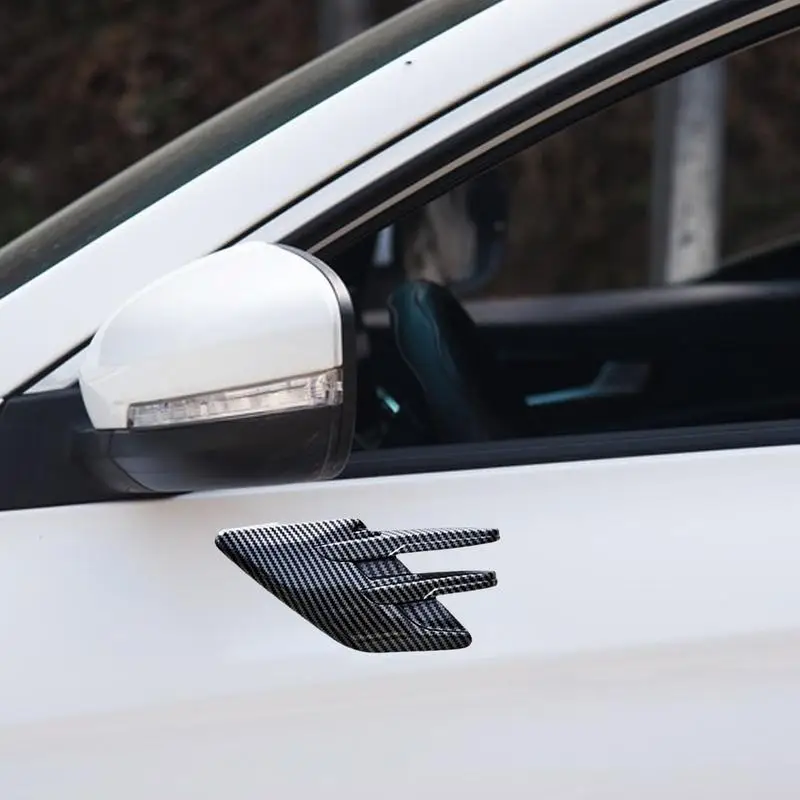 For General Side Air Vent Shark Gills Side Air Vent Decoration Cover Trim Simulated Ventilation Cover With Strong Adhesion For