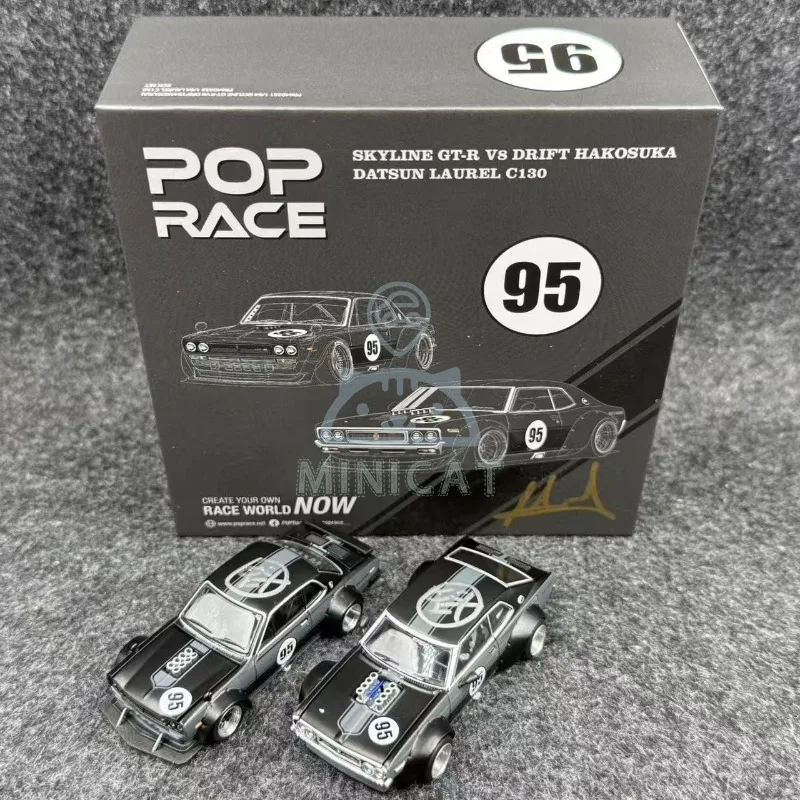 POPRACE 1/64 홍콩 오토바이 쇼 2025 이중 서명 에디션 합금 모터 차량 다이캐스트 모델 자동차 장난감 컬렉션 선물
