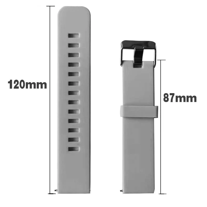 20 22มม.นาฬิกาสำหรับ Xiaomi Mi นาฬิกา S1สำหรับ Amazfit Gts3/Bip สำหรับ Huawei Watch Gt 3 42 46สายรัด Watchband เข็มขัด Correa