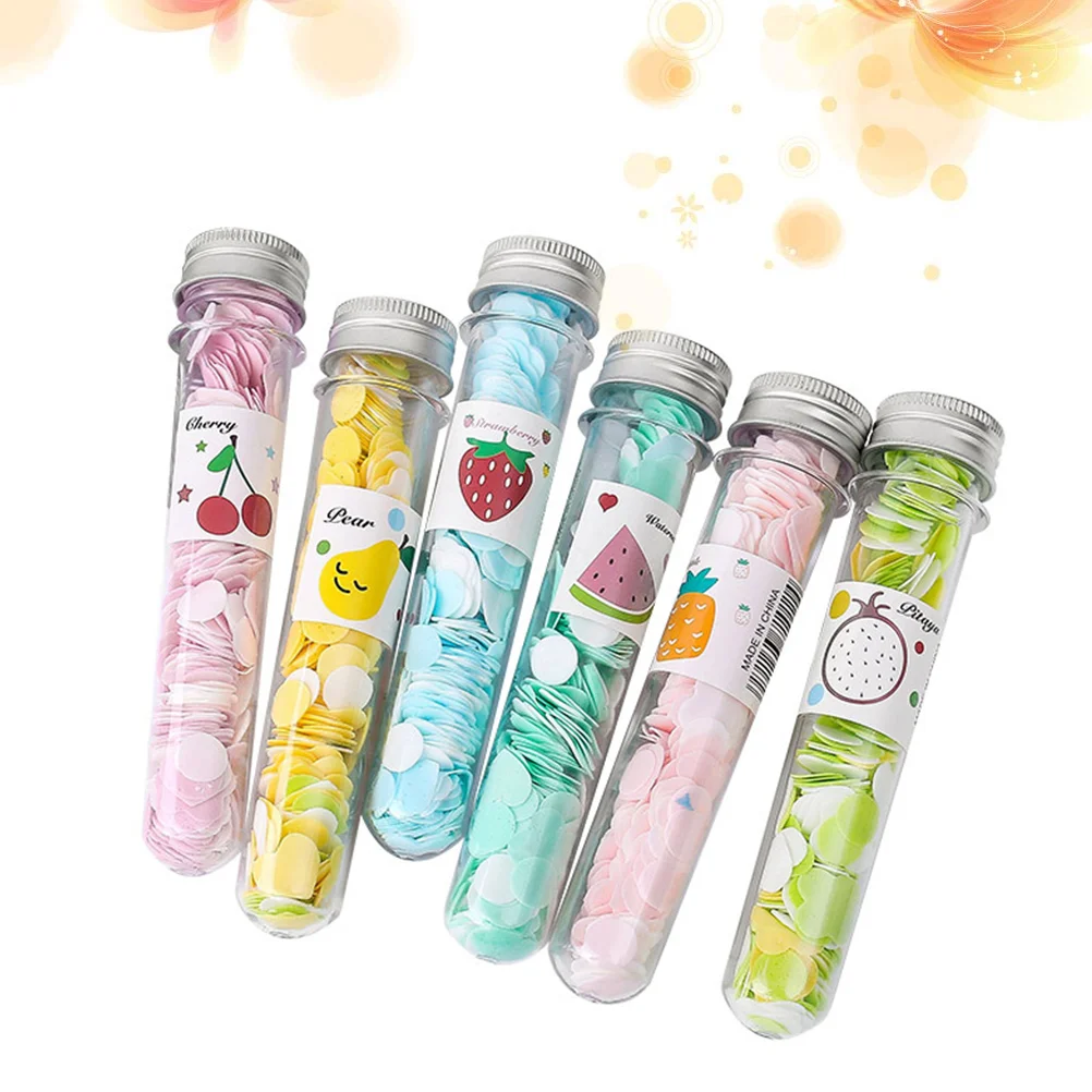 

6 PCS Portable Travel Compressed Towels Tablets Paper Soap Traveling Hand Washing