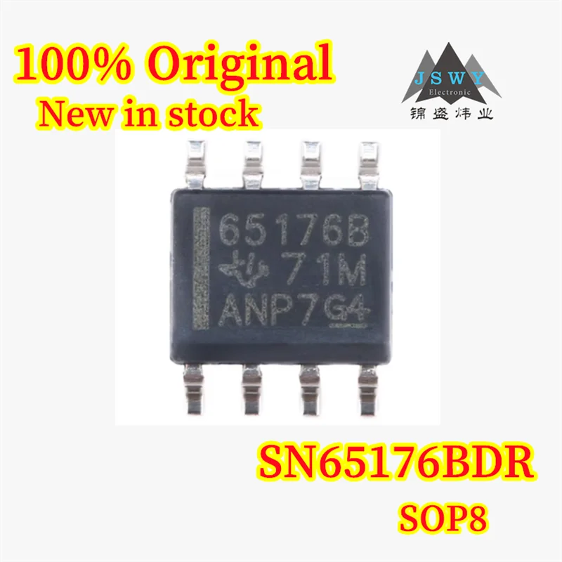 

(50/200PCS) 100% New SN65176BDR SN65176B 65176B SOP8 Differential Bus Transceiver, In Stock, Original Chipset