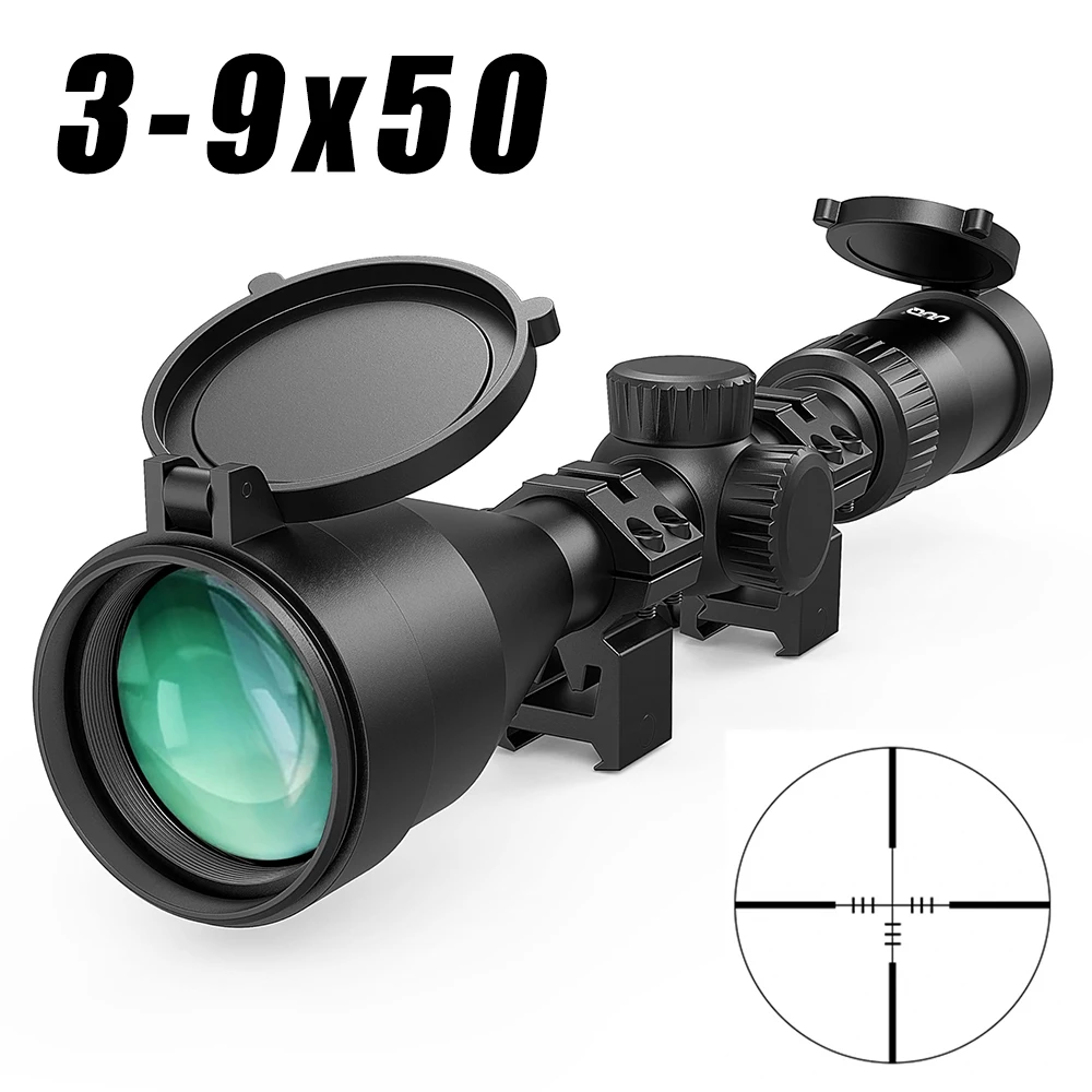 3-9x50 SFP Rifle Scope Hunting Riflescope Optical Scope for Air Rifle Optics Hunting Airsoft Sniper Scopes 11/20mm Rail Shooting