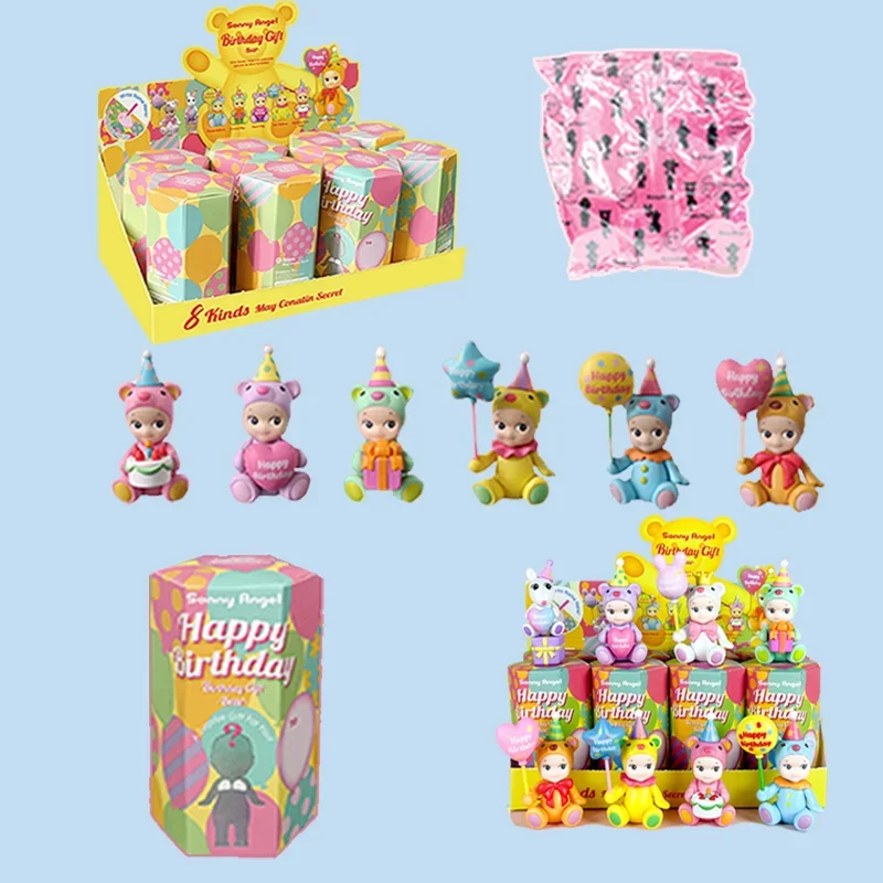 New sonny angel birthday present blind box hippers figure  PVC action figure mystery box toys for fans children Christmas gifts