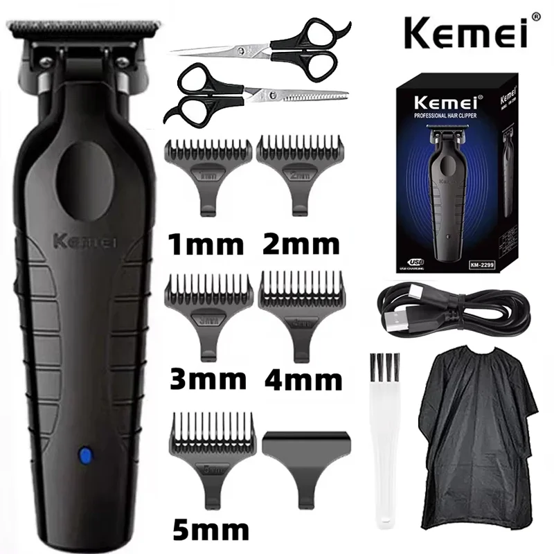Kemei Professioneller Haarschneider für Männer KM-1071 KM-2299 Akku-Haarschneider Herren-Bartschneider Elektrischer Haarschnitt Beauty Kit
