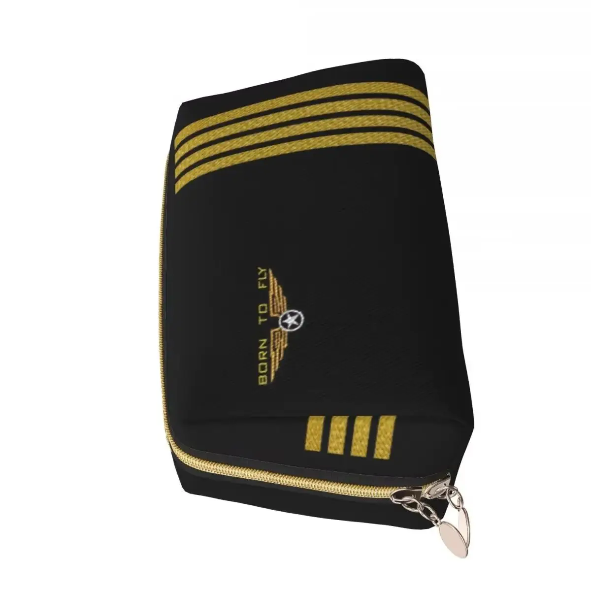 

Stripes Travel Cosmetic Bag Women Pilot Air Fighter Toiletry Makeup Organizer Lady Beauty Storage Dopp Kit