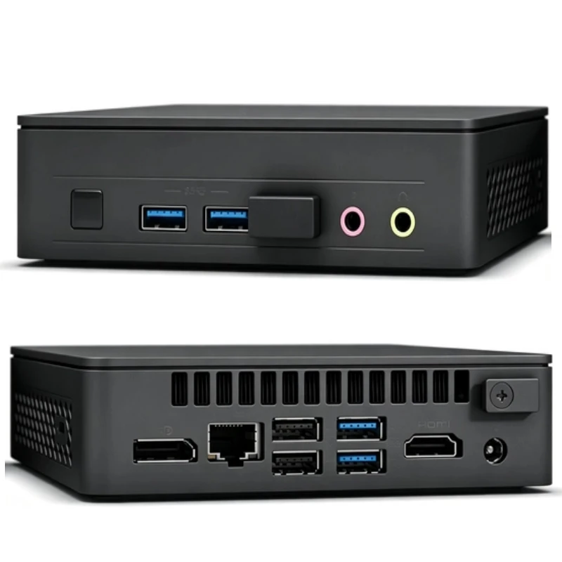 MINI PC Intel Celeron N4505 (NUC11ATKC2) Intel UHD Graphics Support 1xRJ45 2x4K Bluetooth 5.1 8G RAM 256G SSD mini Computer