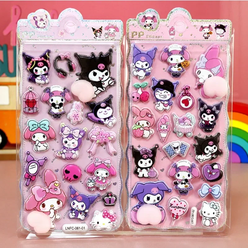 

^Наклейка Kawaii на ягодицы, мультяшная мягкая декомпрессионная 3D наклейка Bubble Sanrio, декоративная наклейка для чехла телефона