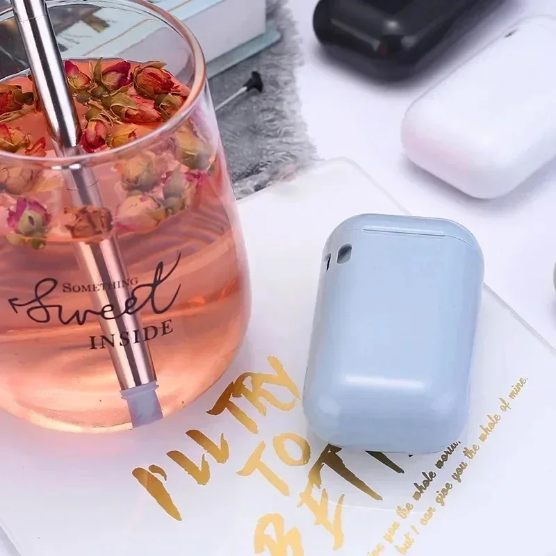 Stainless Steel Folding Straw  Stainless Steel Silicone Anti-Scalding Straw  Portable Easy-To-Clean Folding Metal Straws
