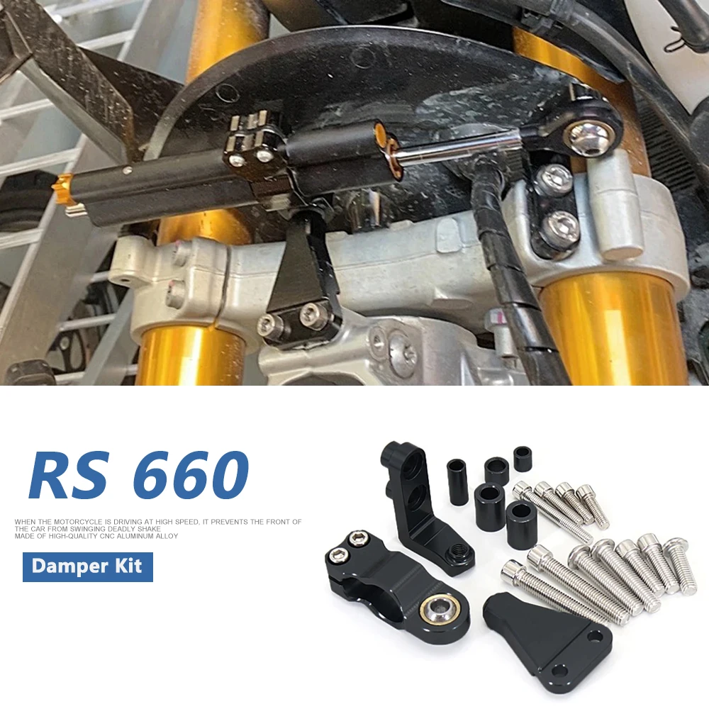 

New Motorcycle Directional Damper Shock Absorber Stabilizer Steering Dampers Bracket Kit For Aprilia RS660 RS 660 rs660 2023