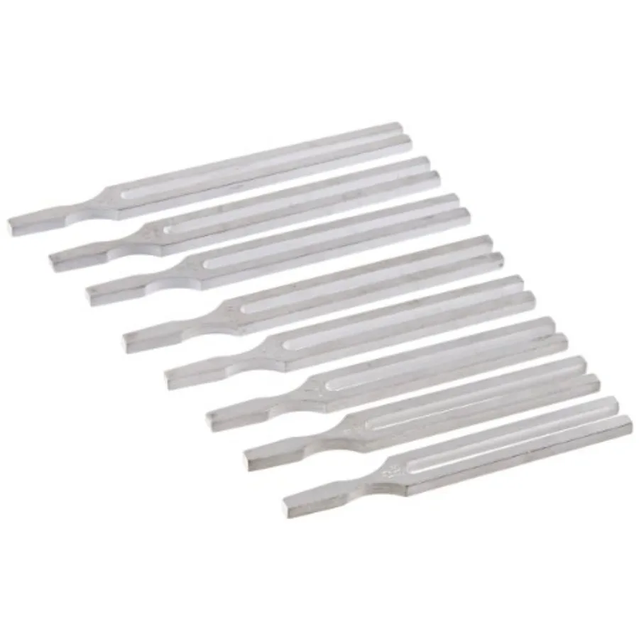 

United Scientific™ TFSET8 Aluminum Alloy Tuning Fork Set of 8 256 Hz to 512 Hz
