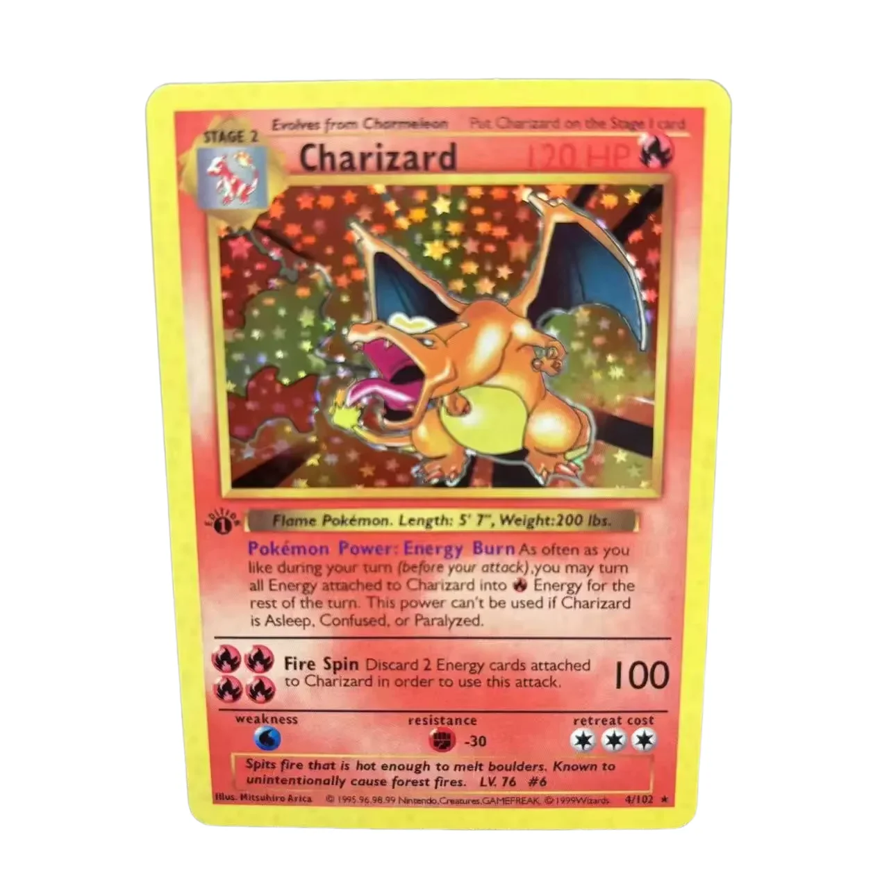 

DIY PTCG Collection Cards 1999 1ST EDITION CHARIZARD VENUSAUR Self Made Single Card Classic Game Anime Cards Gift Toy