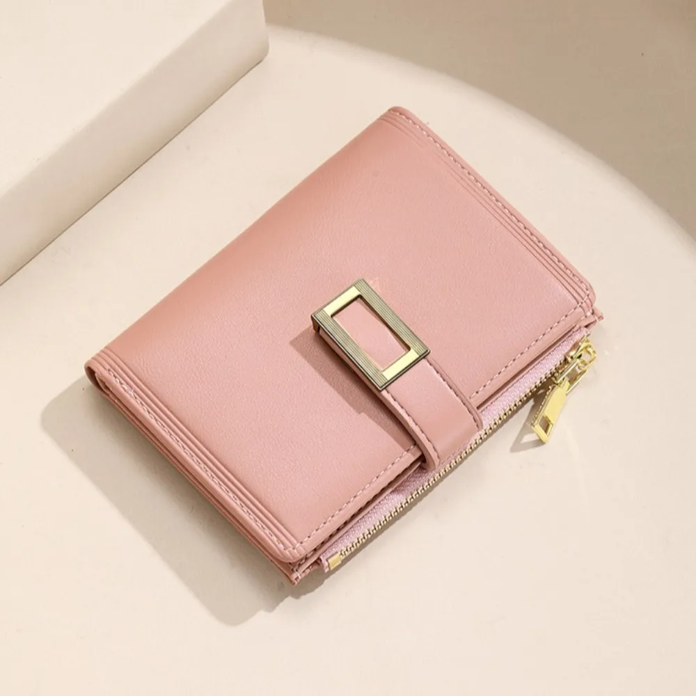 Fashion Square Folding Coin Wallet Causal Exquisite Bifold Wallet Newly Leisure Card Holder Students