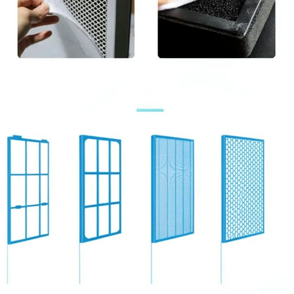 High Efficiency Hepa Composite Replacement Filter For Air Purifier Activated Carbon Deodorizing Dust Removal Pad