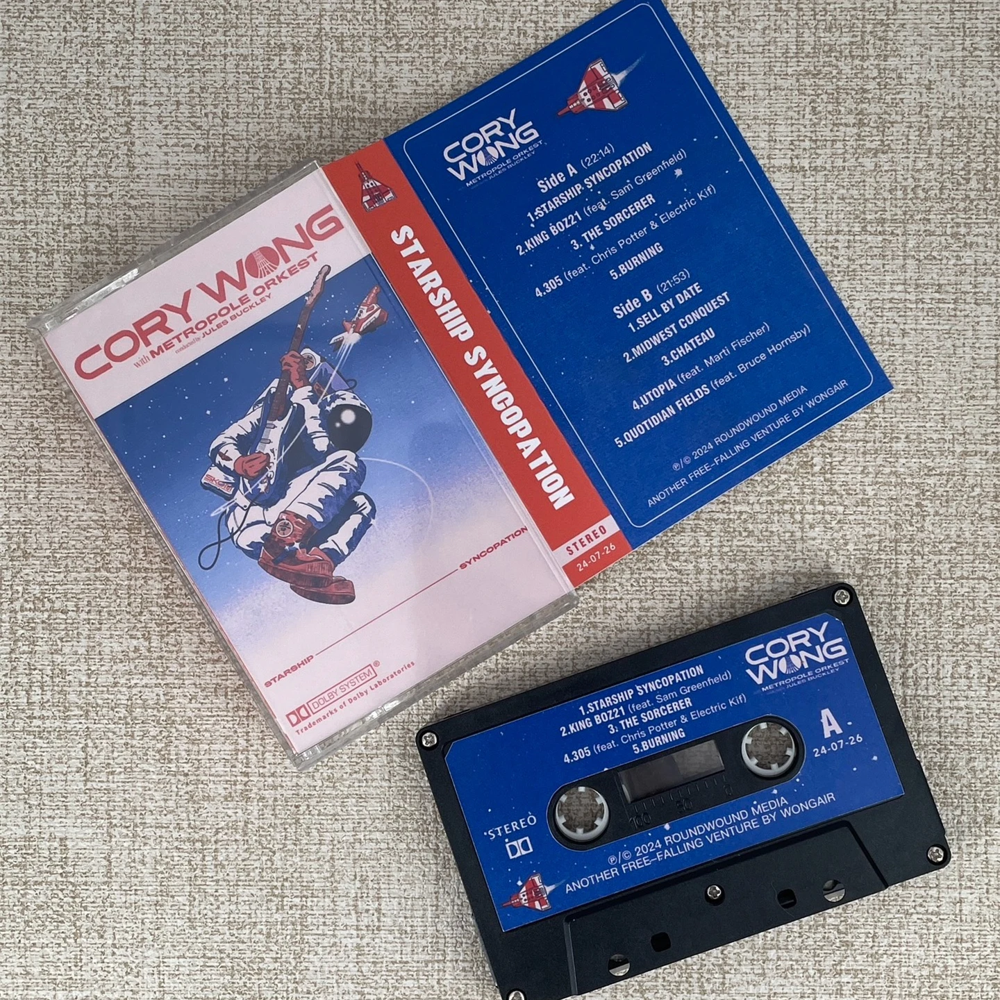 Soul Cory Wong Metropole Orkest-Cinta musical, álbum de sincronización de nave espada, Cassette, grabadora de Cosplay, Walkman de coche, trampas sonoras, caja de regalo