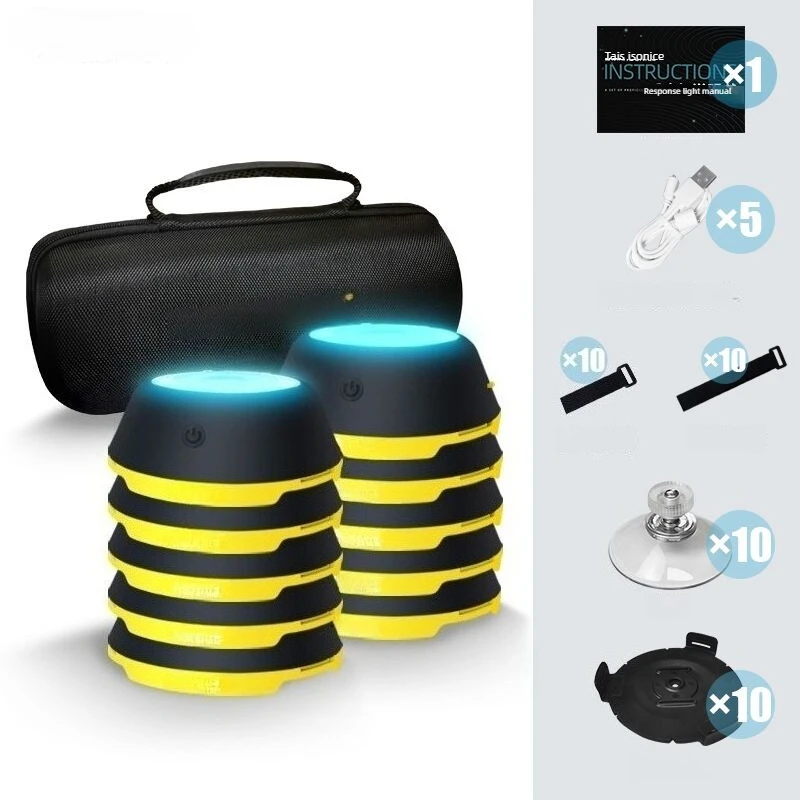 Sucker Reactie Trainingslamp Lichaamsbeweging Agile Response Light Inductieve Timing Trainingslichten Draagbare sportuitrusting