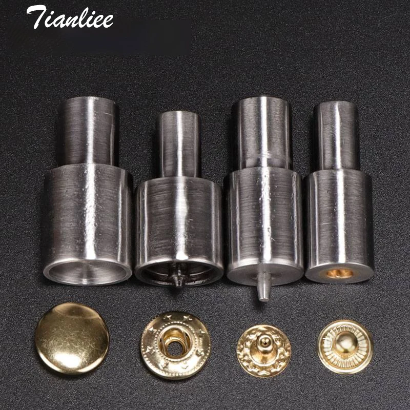 Mould Fastener Installer Snap Buttons Die Metal Buckle Installation Tools Rivets Eyelets Pression Machine Electric Buttons Die