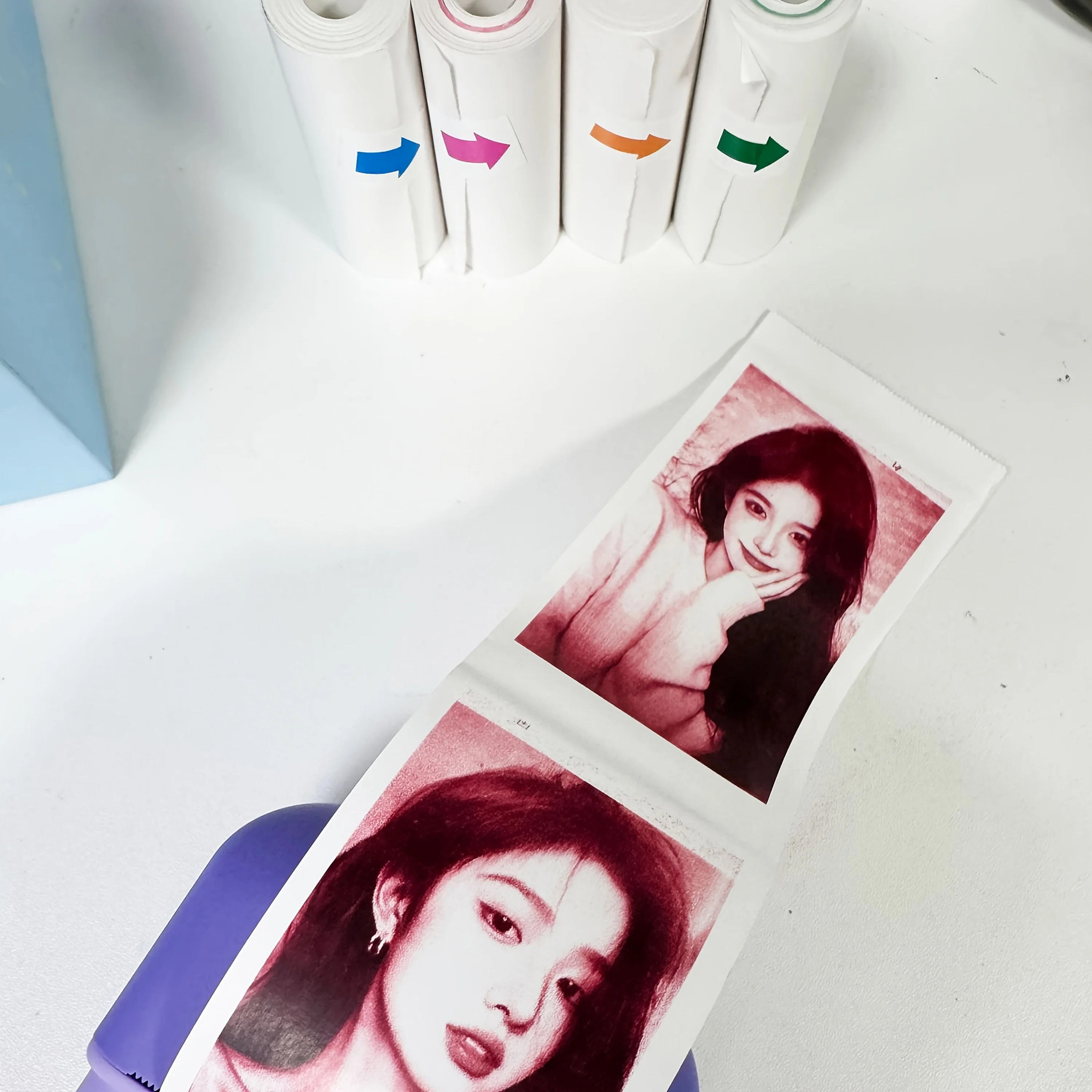 5 Color Thermal Color Photo Paper for Instant Print Cameras Label Printers Home Travel Party Gift Journal Photo Printing Sticker