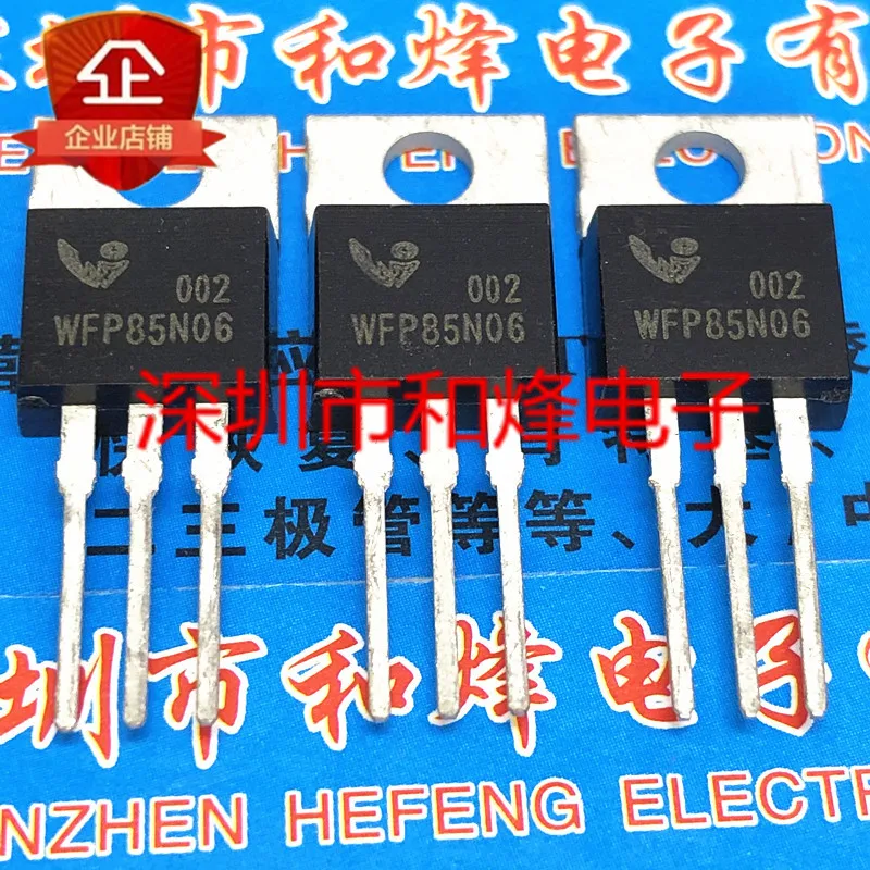 5PCS-10PCS WFP85N06  TO-220 60V 85A   New and Original On stock