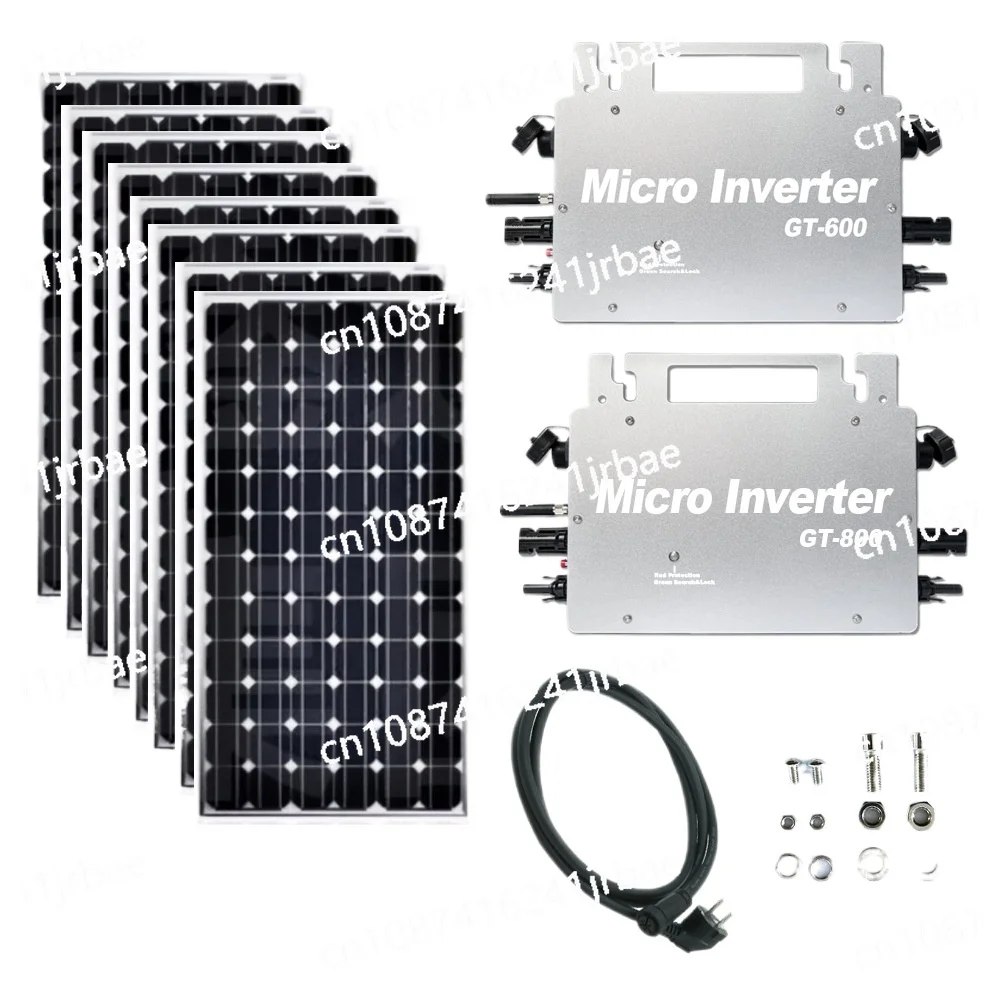 

Silver GT 800W solar photovoltaic system grid-connected inverter IP66 waterproof micro inverter