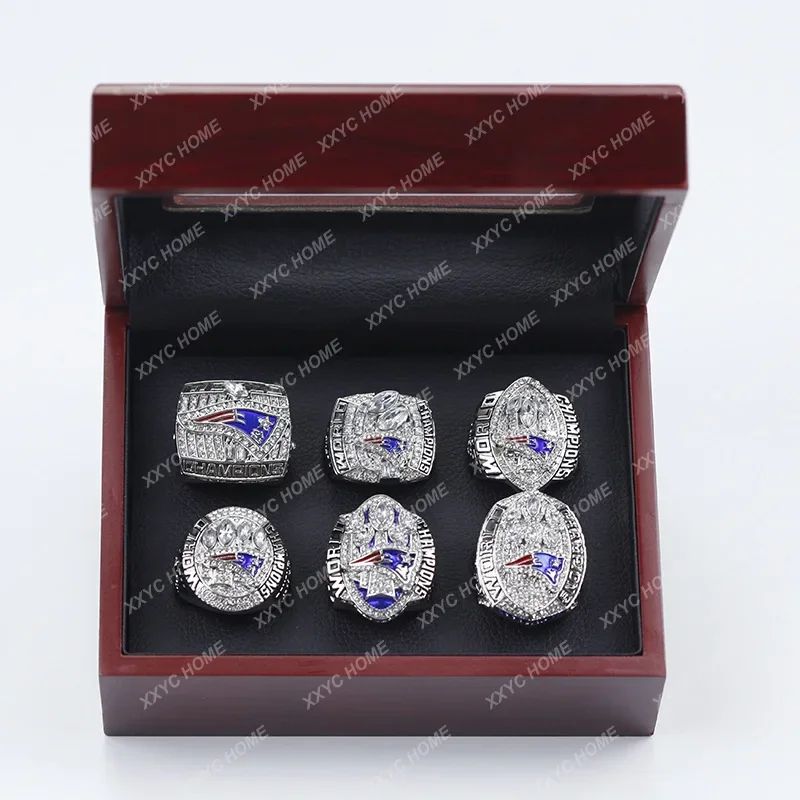 NFL 2018 Championship Ring New England Patriots 01 03 04 14 16 18 Ring Set 6 Years