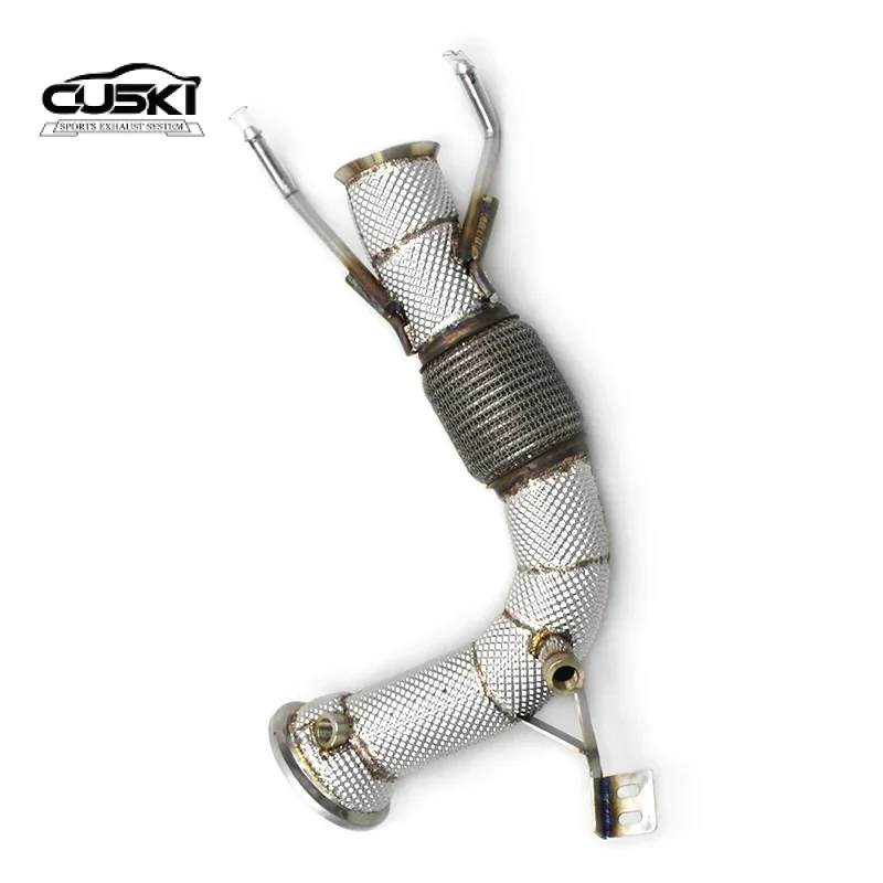 

High Flow Automotive Exhaust Modification Parts--Exhaust Pipes branch downpipe For Mini COOPER/COUNTRYMAN/JCW 2.0T car exhaust