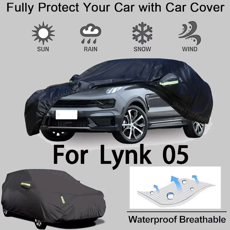 

Full Car Cover For Lynk 05 Outdoor Protective Gear-Snowproof, Sunshield, Waterproof and Dustproof Automobile Accessories
